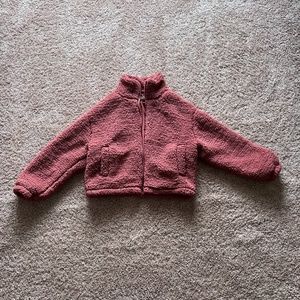 Red Teddy Bear Jacket- PacSun Size Small